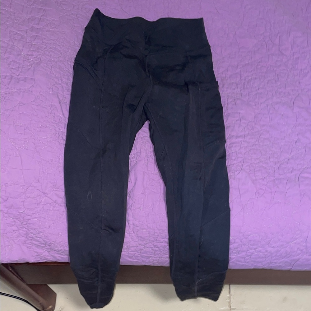POP Fit Charcoal Gray Leggings with Pockets